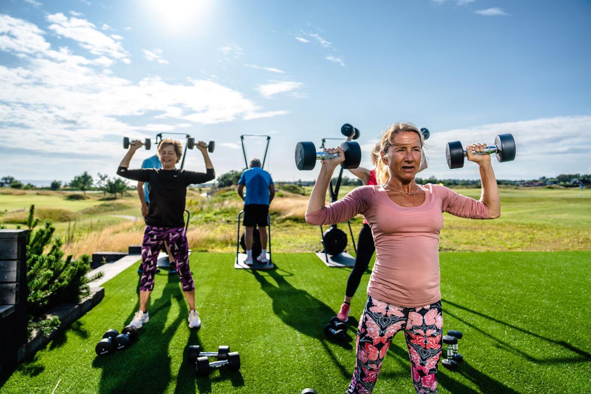 Halmstad Golfarena Hotell & Laegenheter Strandlida المظهر الخارجي الصورة