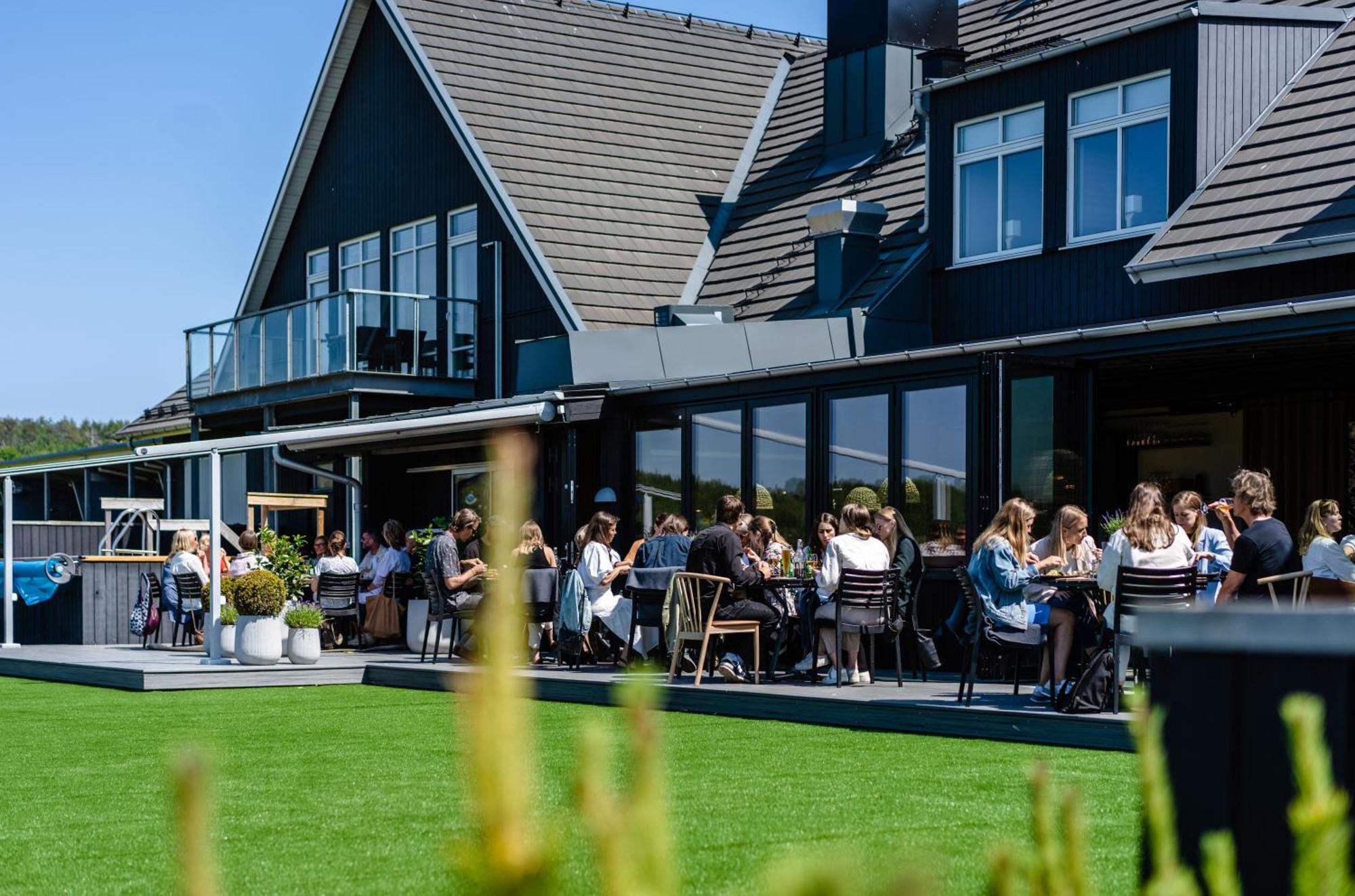 Halmstad Golfarena Hotell & Laegenheter Strandlida المظهر الخارجي الصورة