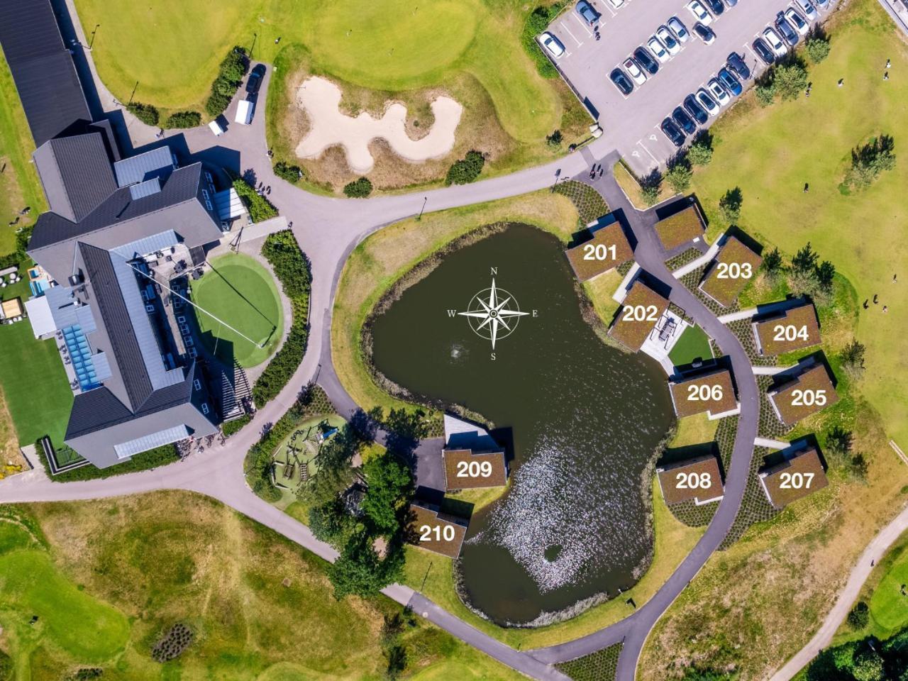 Halmstad Golfarena Hotell & Laegenheter Strandlida المظهر الخارجي الصورة